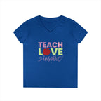 Teach Love Inspire Ladies' V-Neck T-Shirt