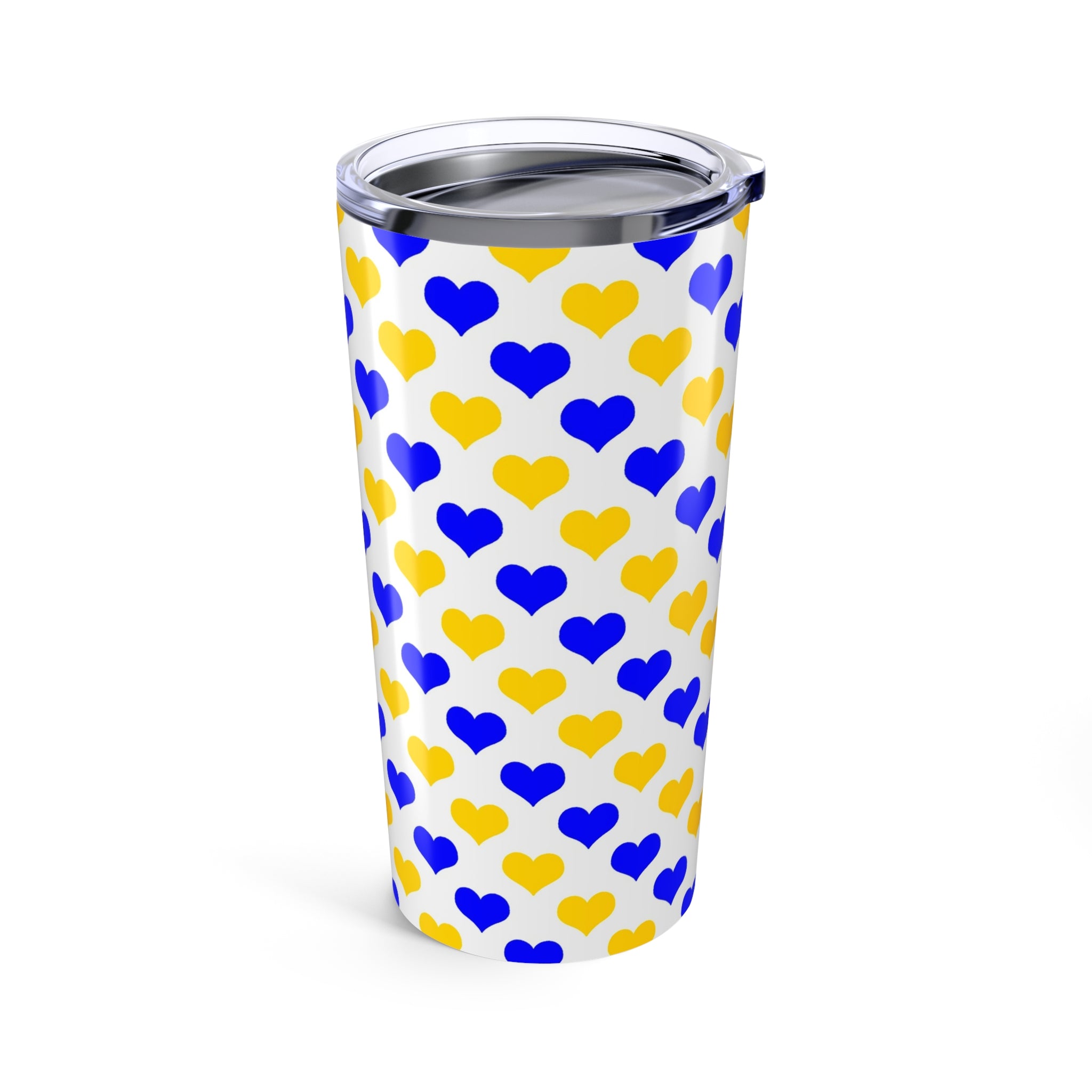 20oz Tumbler Heart Pattern