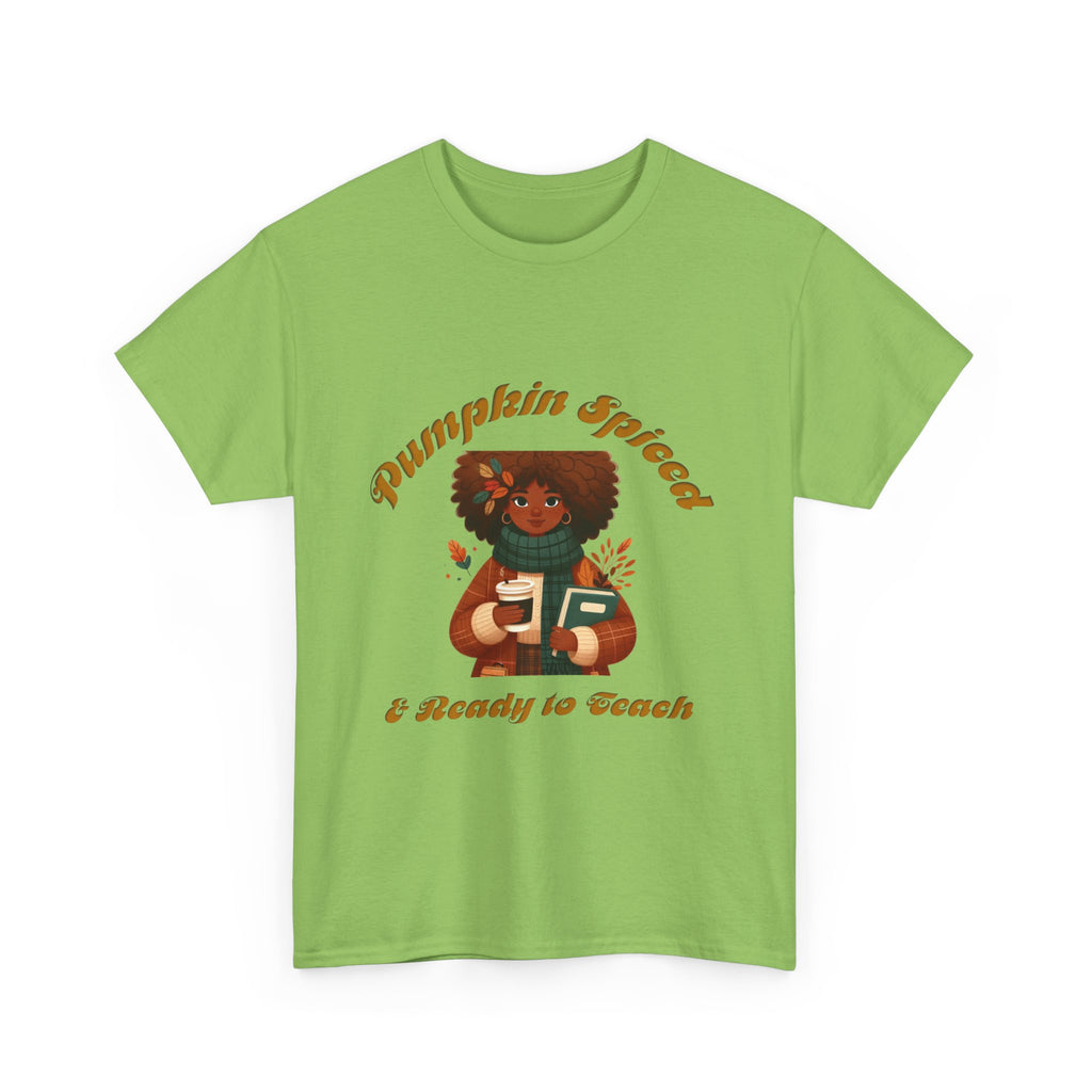 Pumpkin Spiced 5 Unisex Heavy Cotton Tee