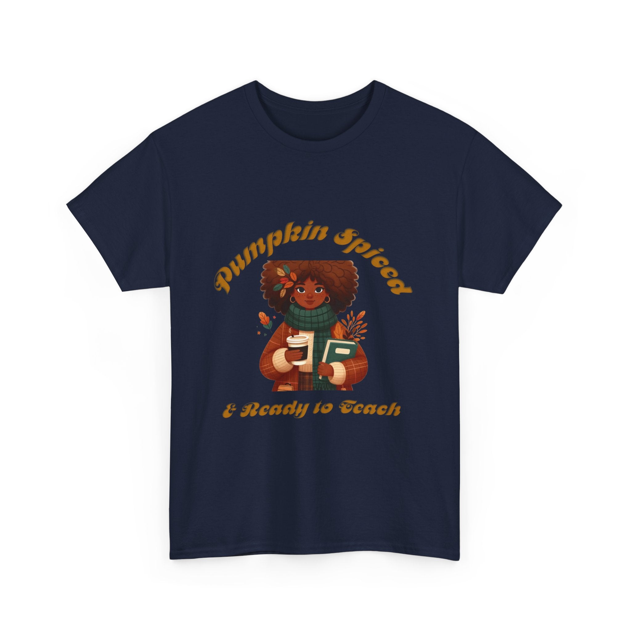 Pumpkin Spiced 5 Unisex Heavy Cotton Tee