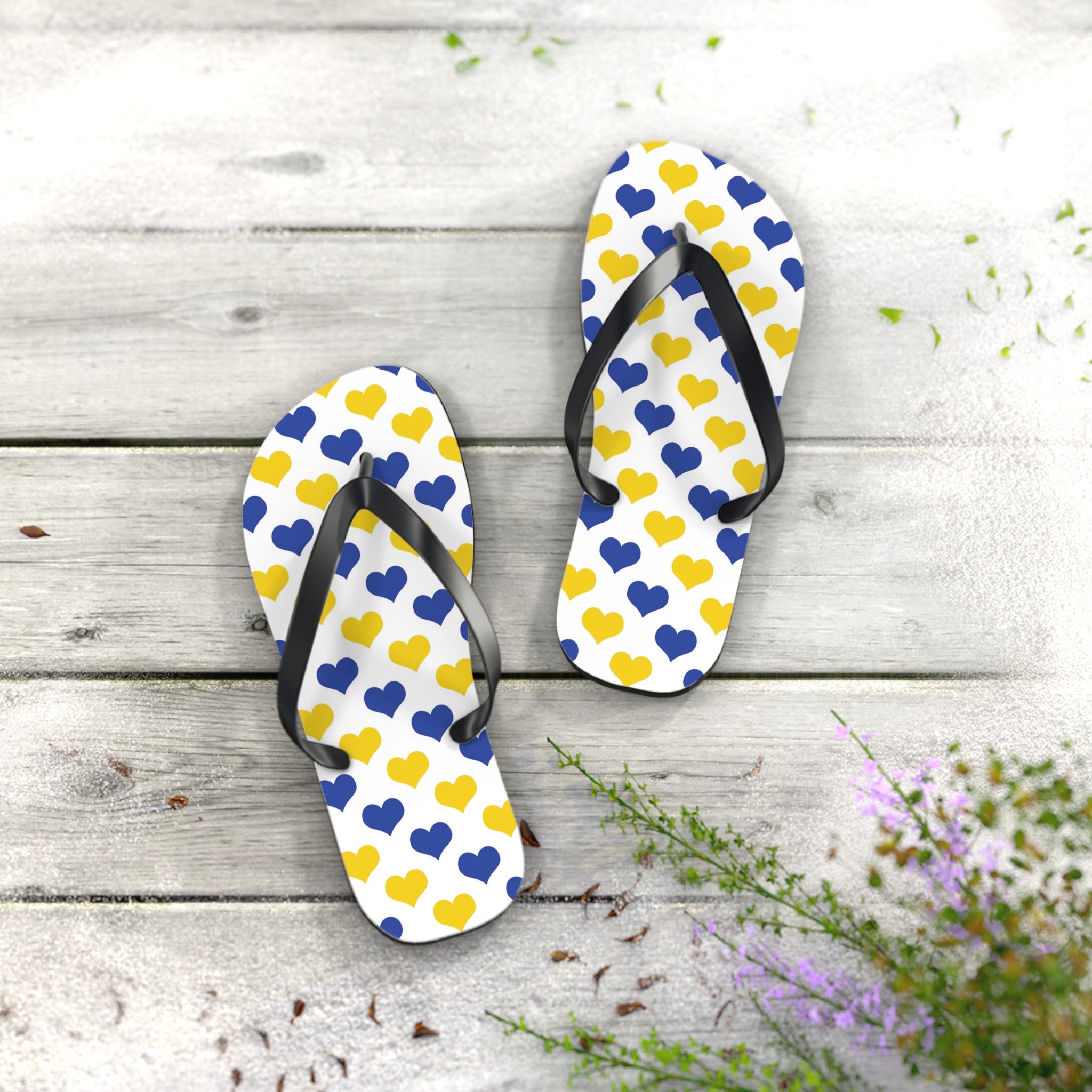 Flip Flops Spring Hearts