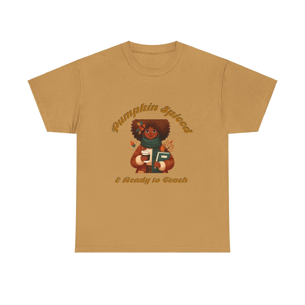 Pumpkin Spiced 5 Unisex Heavy Cotton Tee