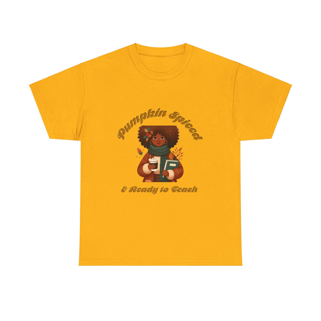 Pumpkin Spiced 5 Unisex Heavy Cotton Tee