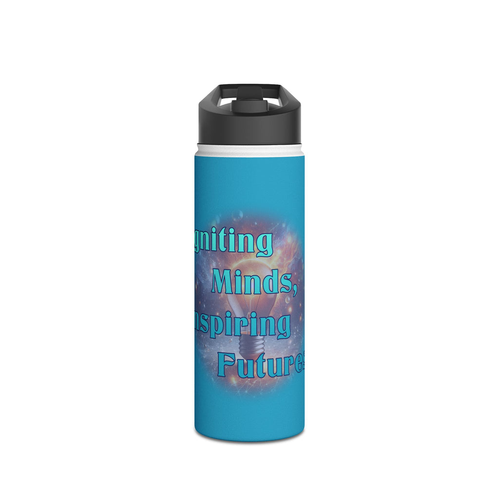 Igniting Minds Stainless Steel Water Bottle, Standard Lid