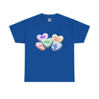 Single Hearts Valentine Unisex Tee