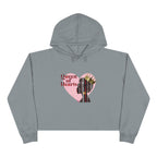 Queen of Hearts Crop Hoodie - Stylish and Empowering Women's Fashion