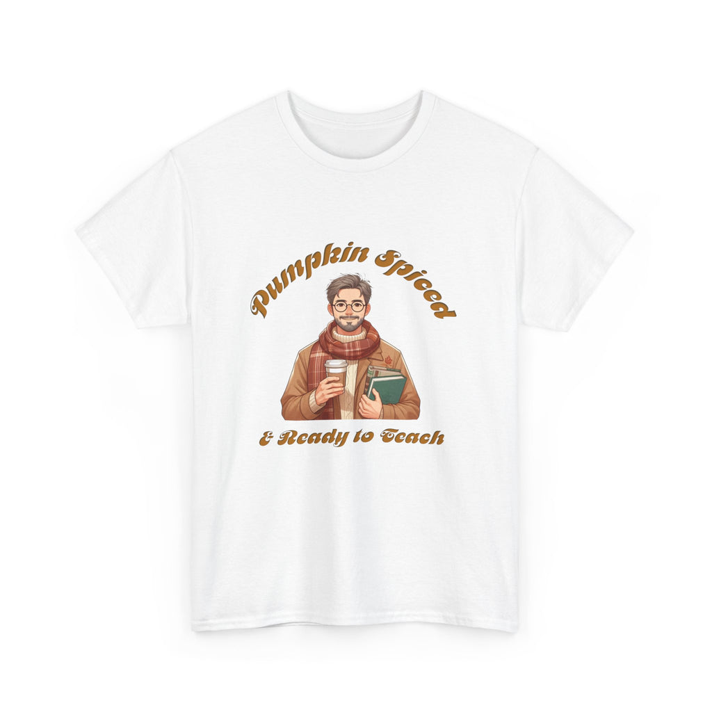 Pumpkin Spiced 7 Unisex Heavy Cotton Tee
