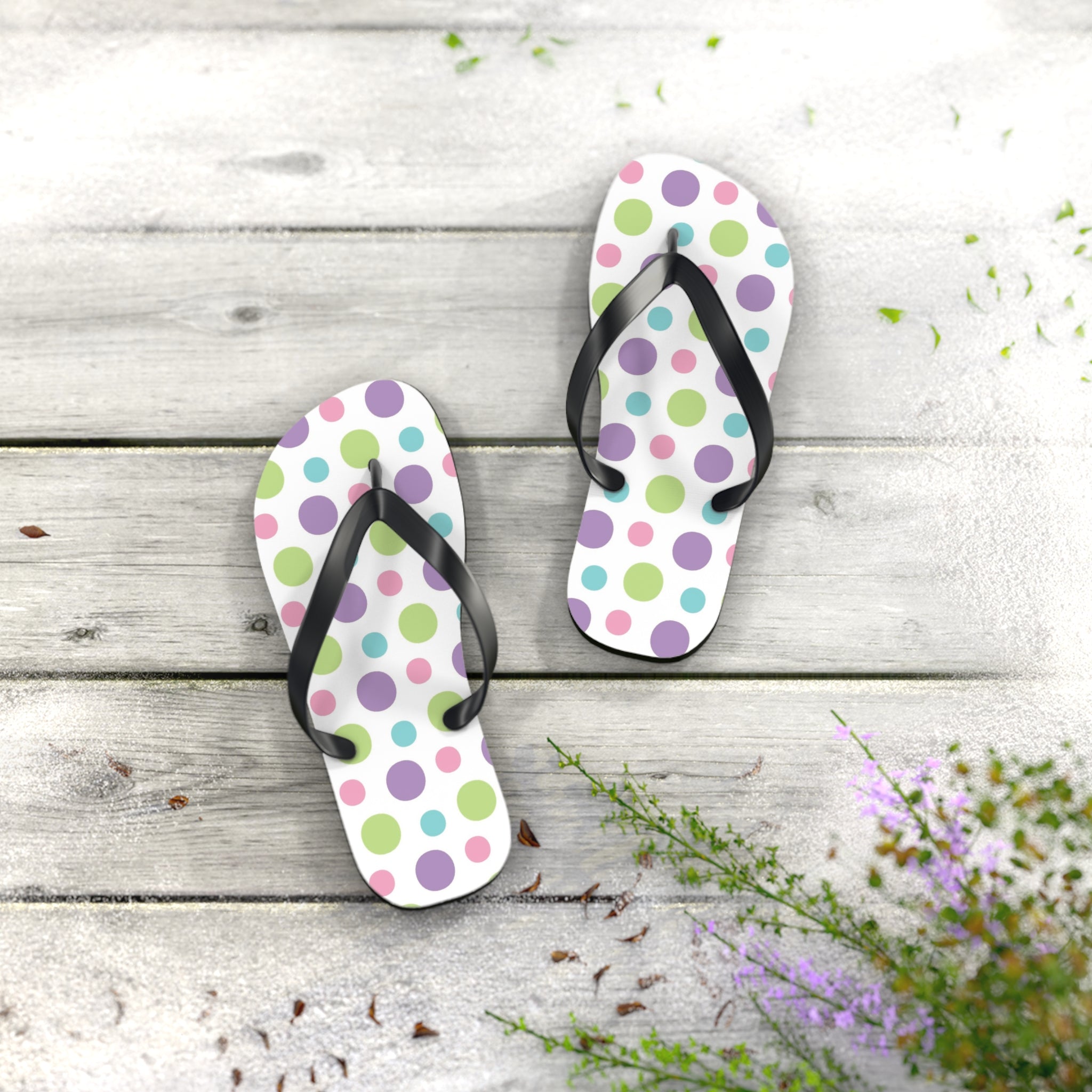 Flip Flops Polka Dots
