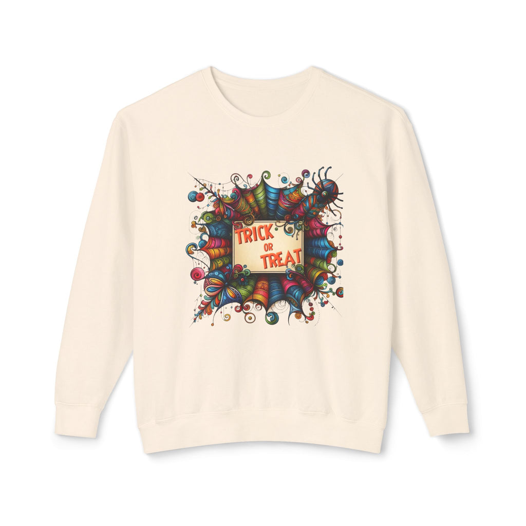 Trick or Treat Unisex Lightweight Crewneck Sweatshirt