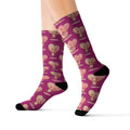 Cute Hugging Hearts Valentine's Socks
