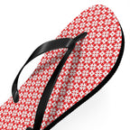 Flip Flops Flowery Red