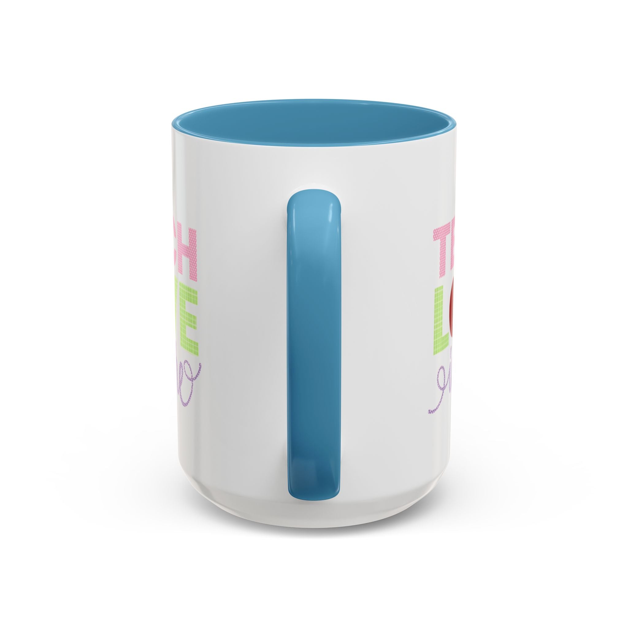 Teach Love Inspire Accent Coffee Mug