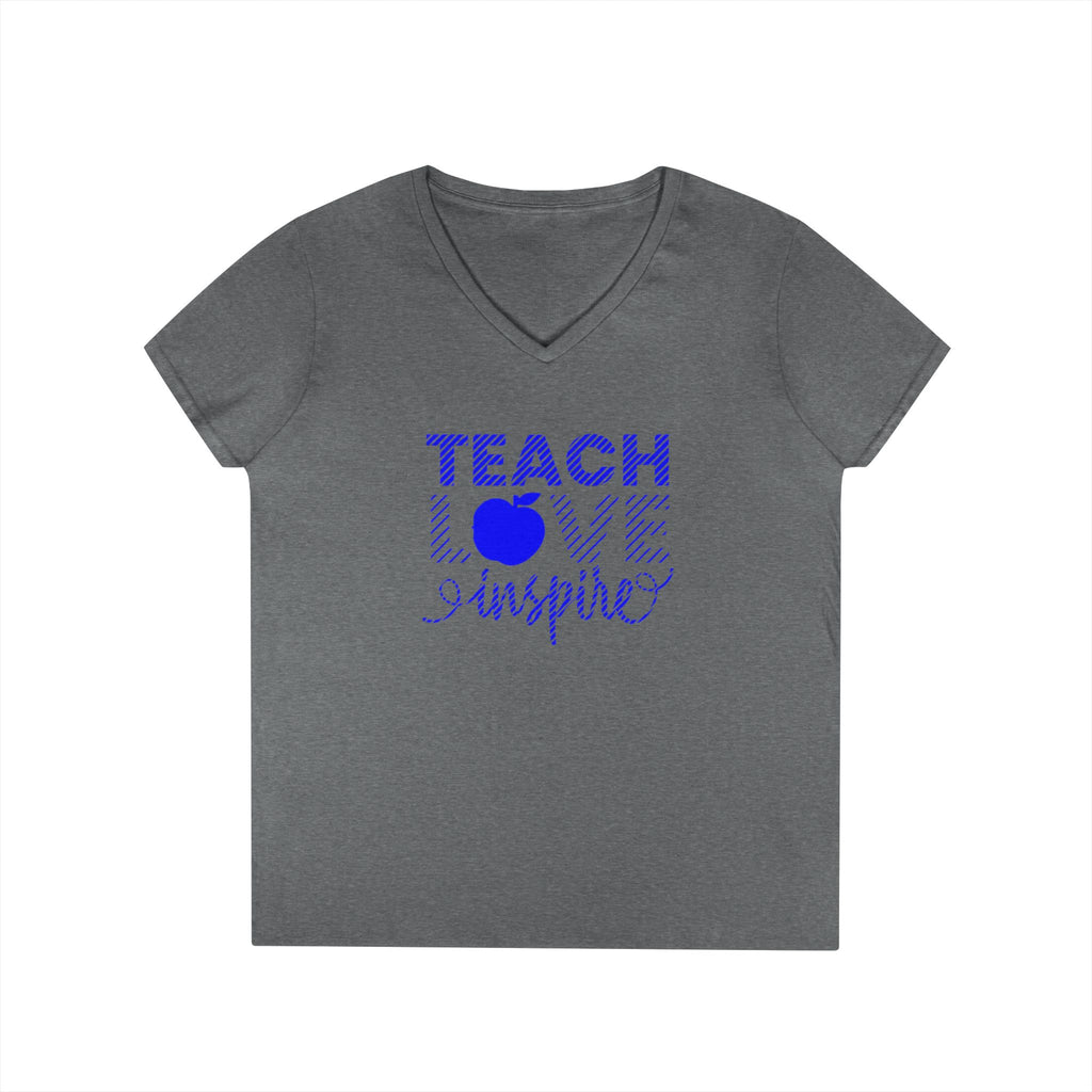 Teach Love Inspire Ladies' V-Neck T-Shirt