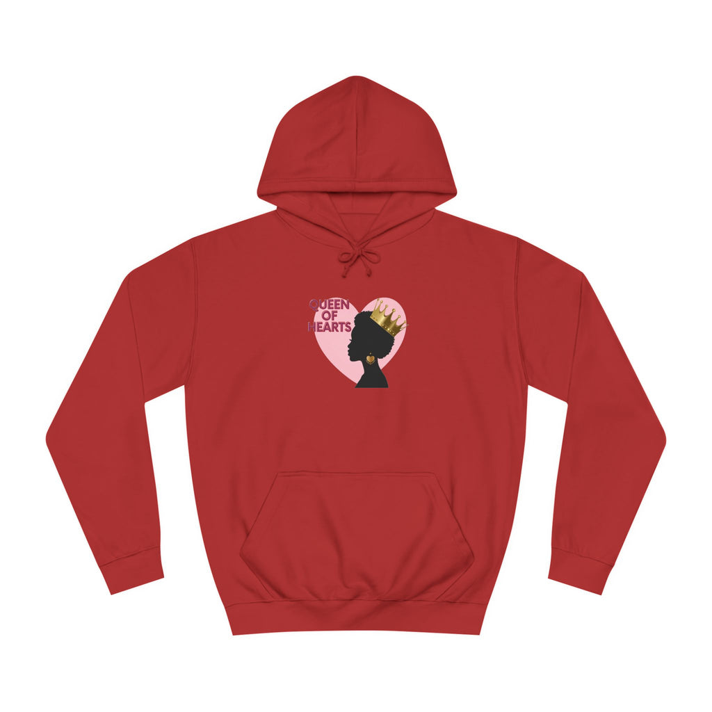 Queen of Hearts Unisex College Hoodie