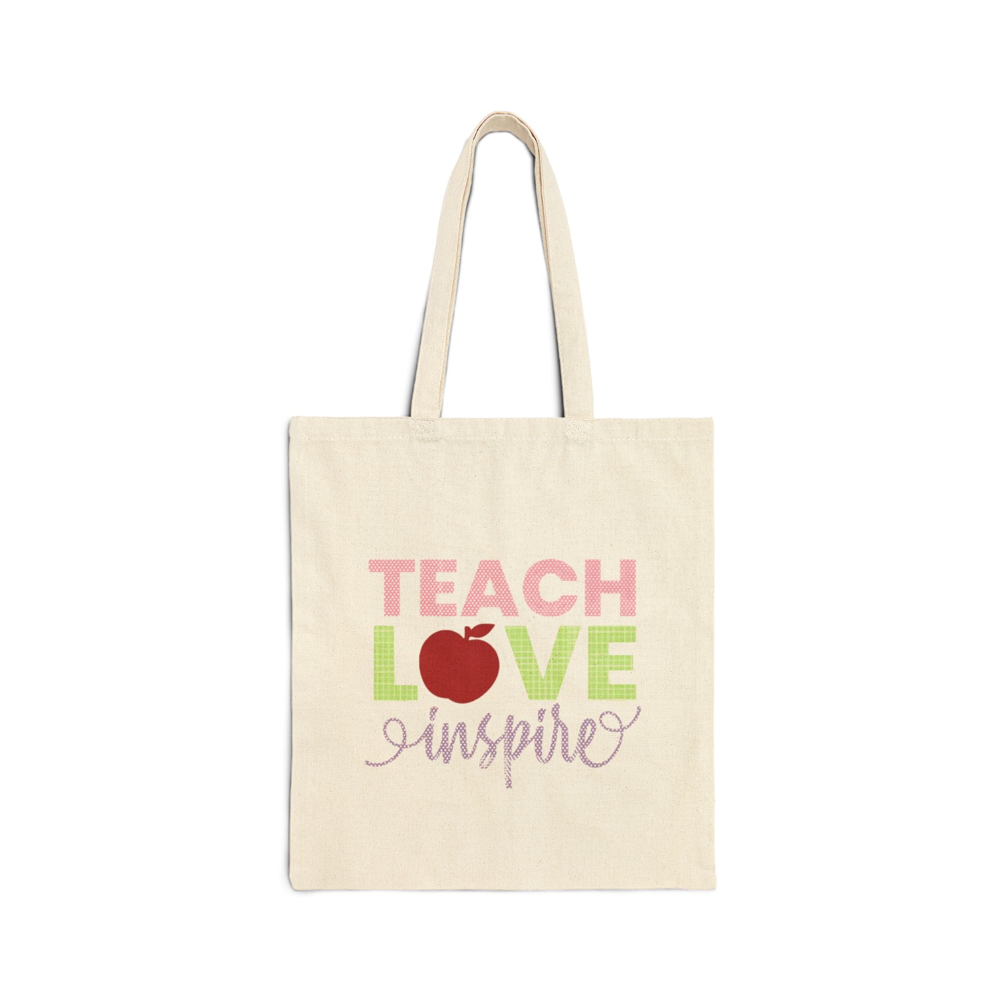 Teach Love Inspire Teacher Tote Bag