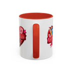 Teaching is Love Valentine’s Accent Coffee Mug (11oz, 15oz)