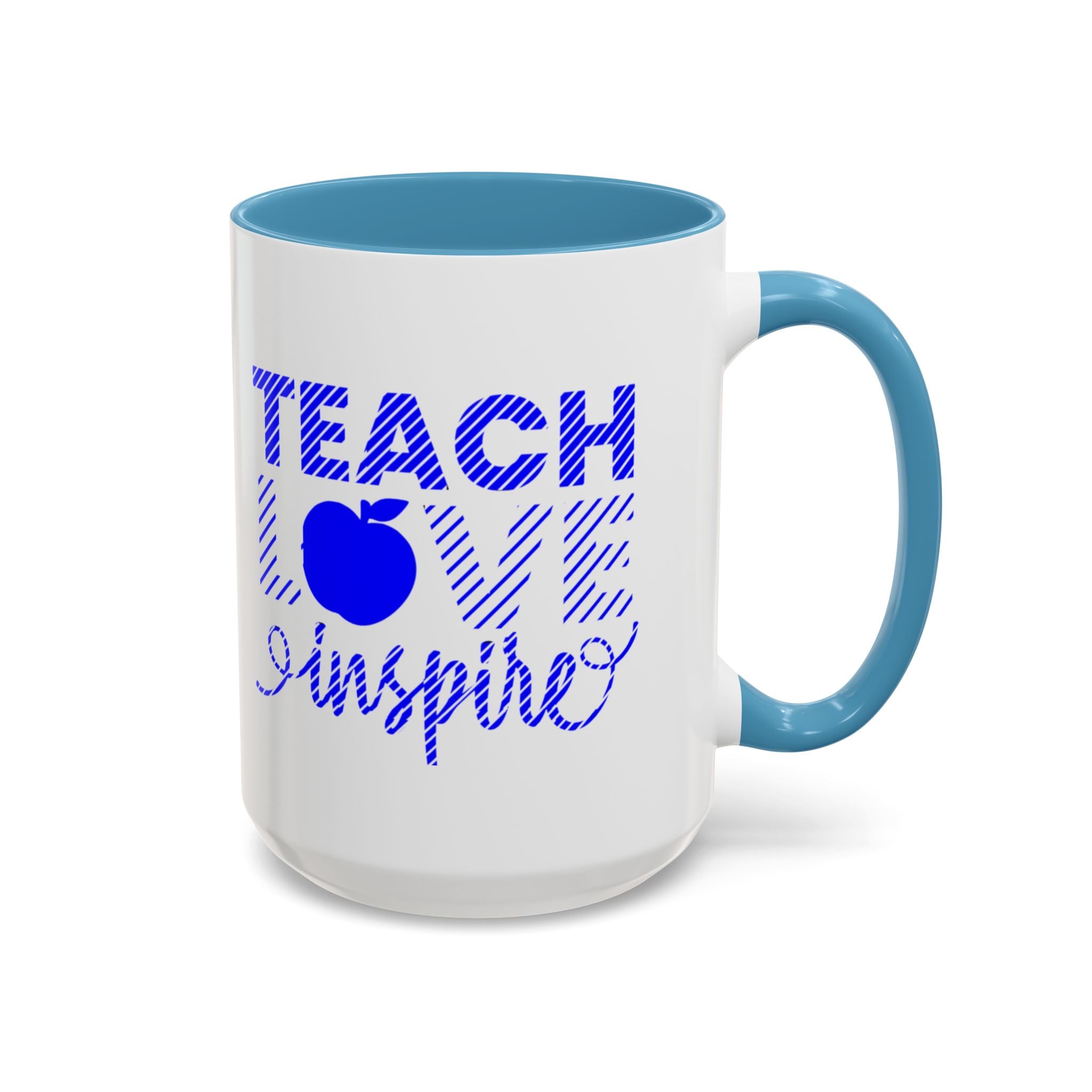 Teach Love Inspire Accent Coffee Mug