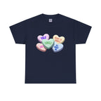 Single Hearts Valentine Unisex Tee