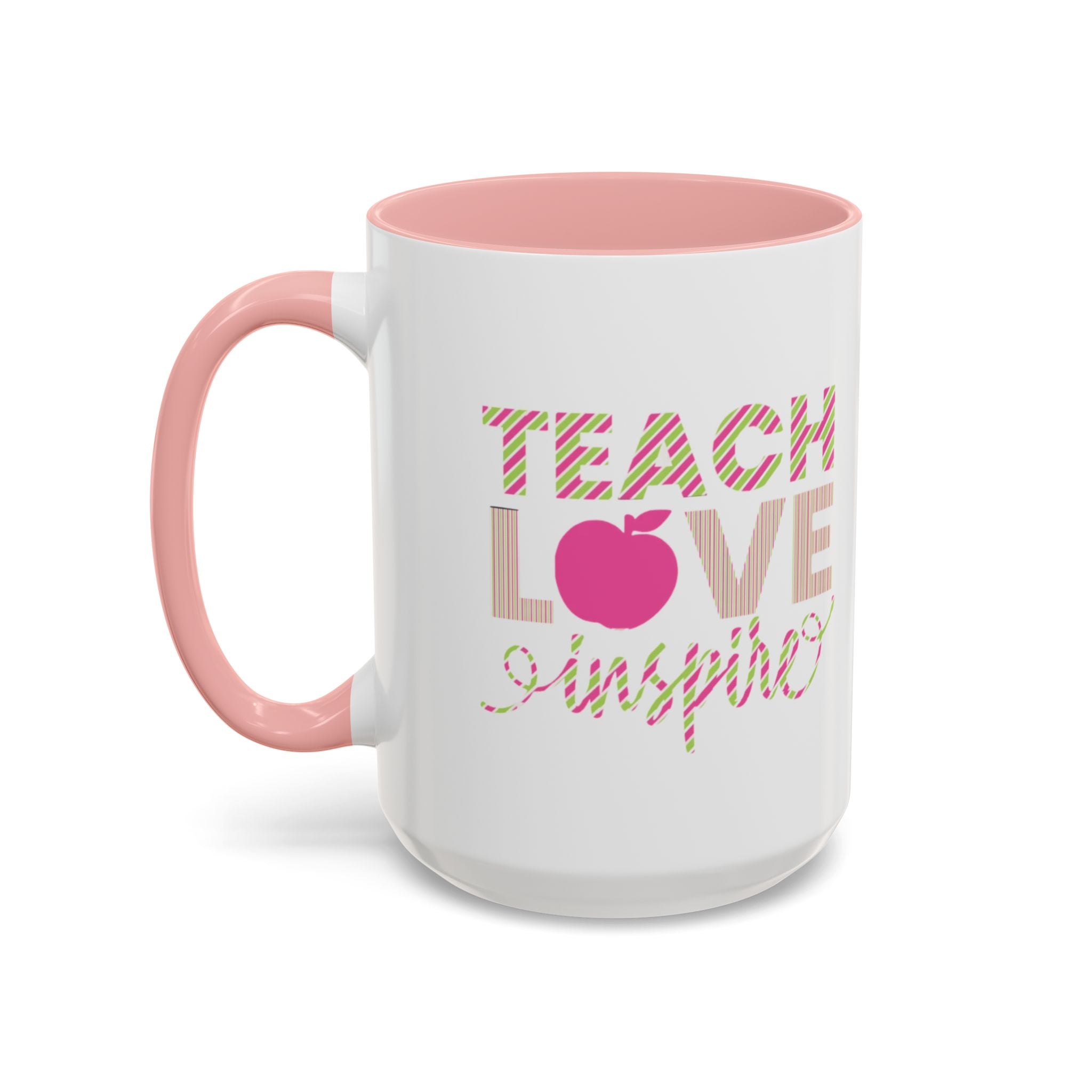 Teach Love Inspire Accent Coffee Mug