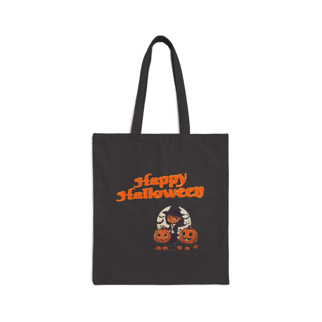 Happy Halloween 3 Cotton Canvas Tote Bag