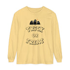 Adult Trick or Treat Long Sleeve Shirt Long Sleeve T-Shirt