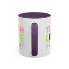 Teach Love Inspire Accent Coffee Mug