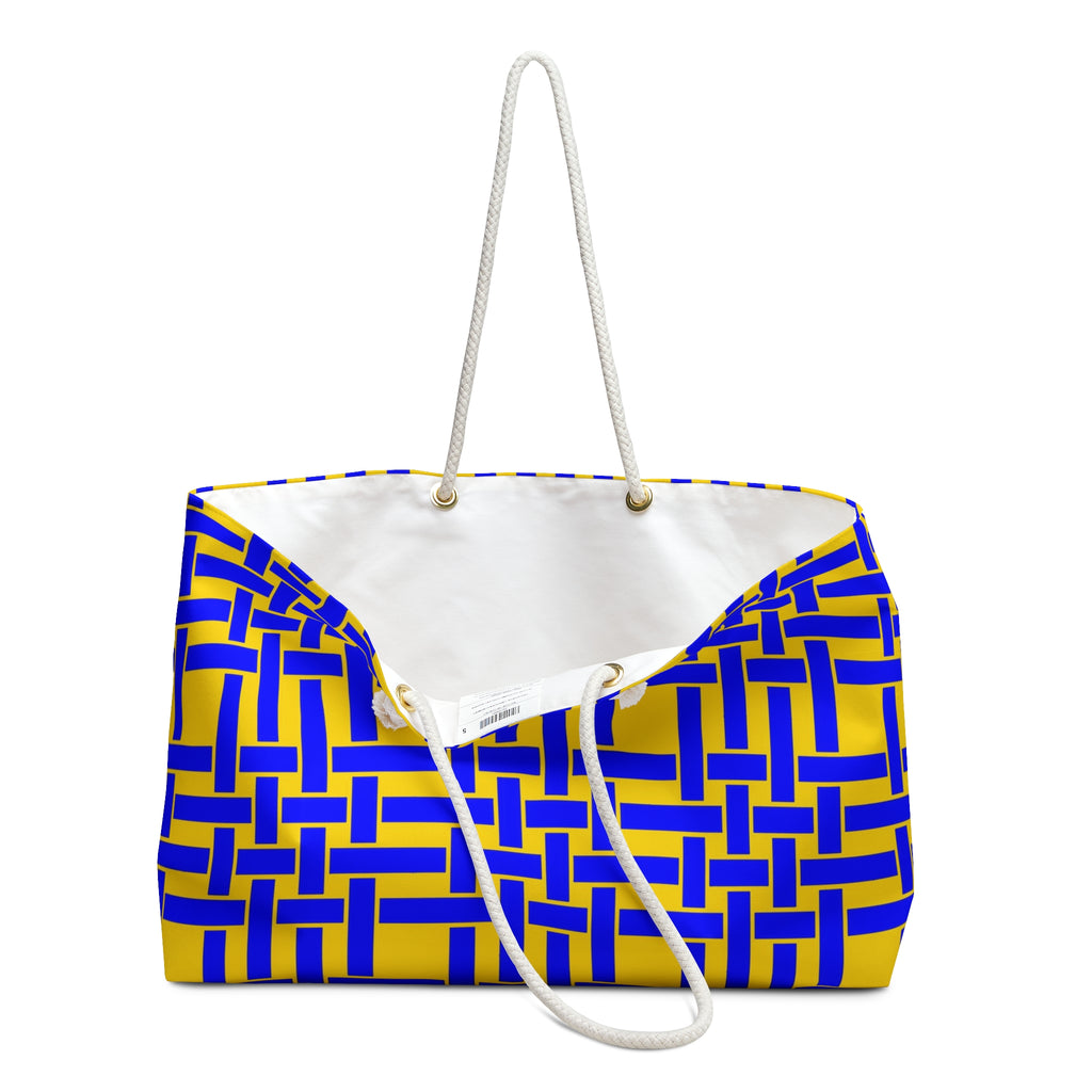 Weekender Bag Vibrant Woven Design
