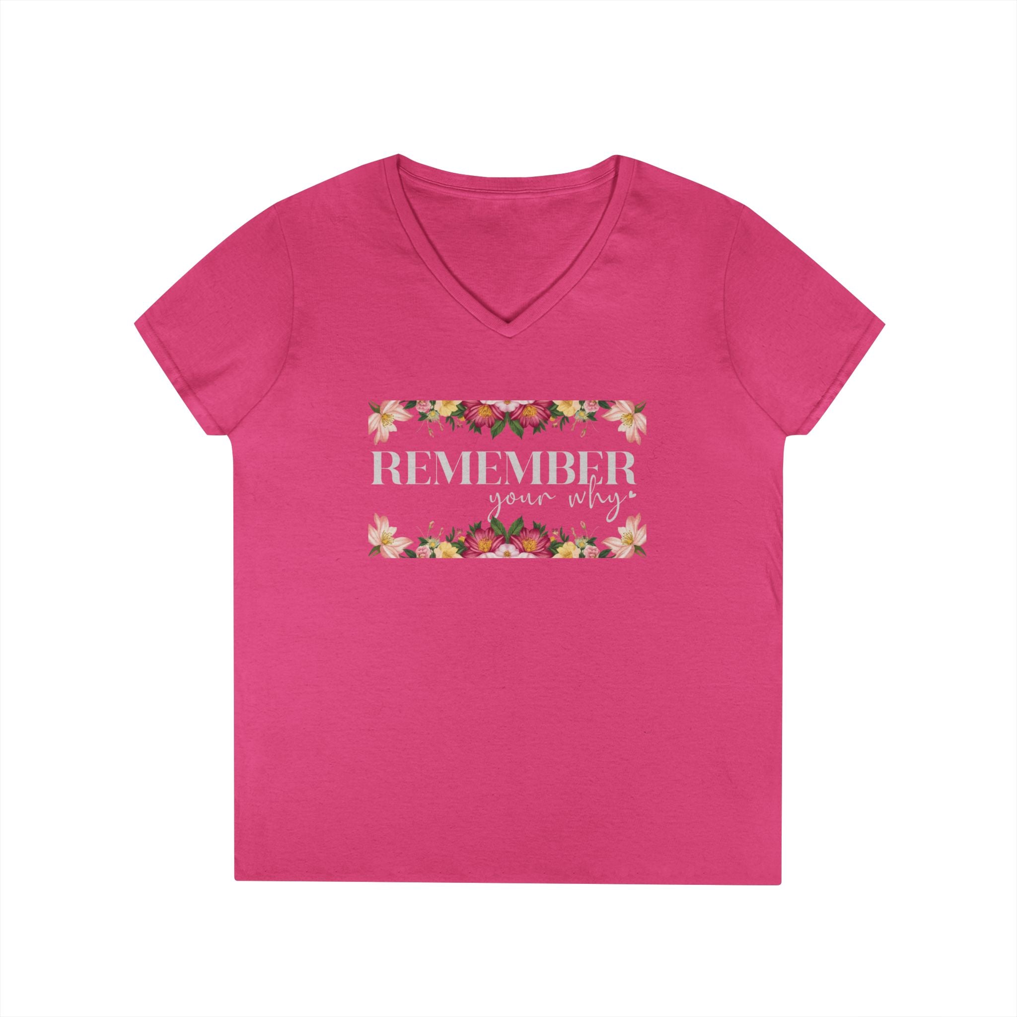 Remember Your Why V-Neck T-Shirt
