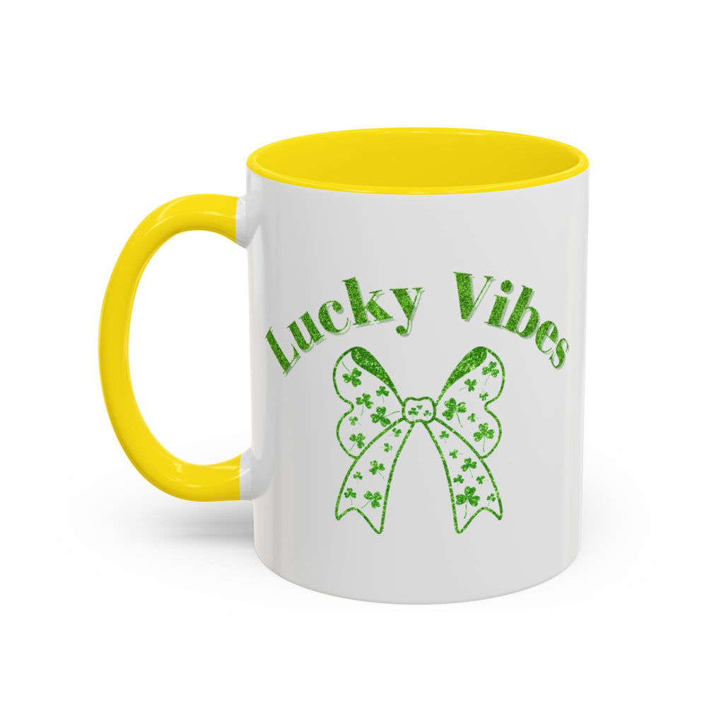 Lucky Vibes Accent Coffee Mug