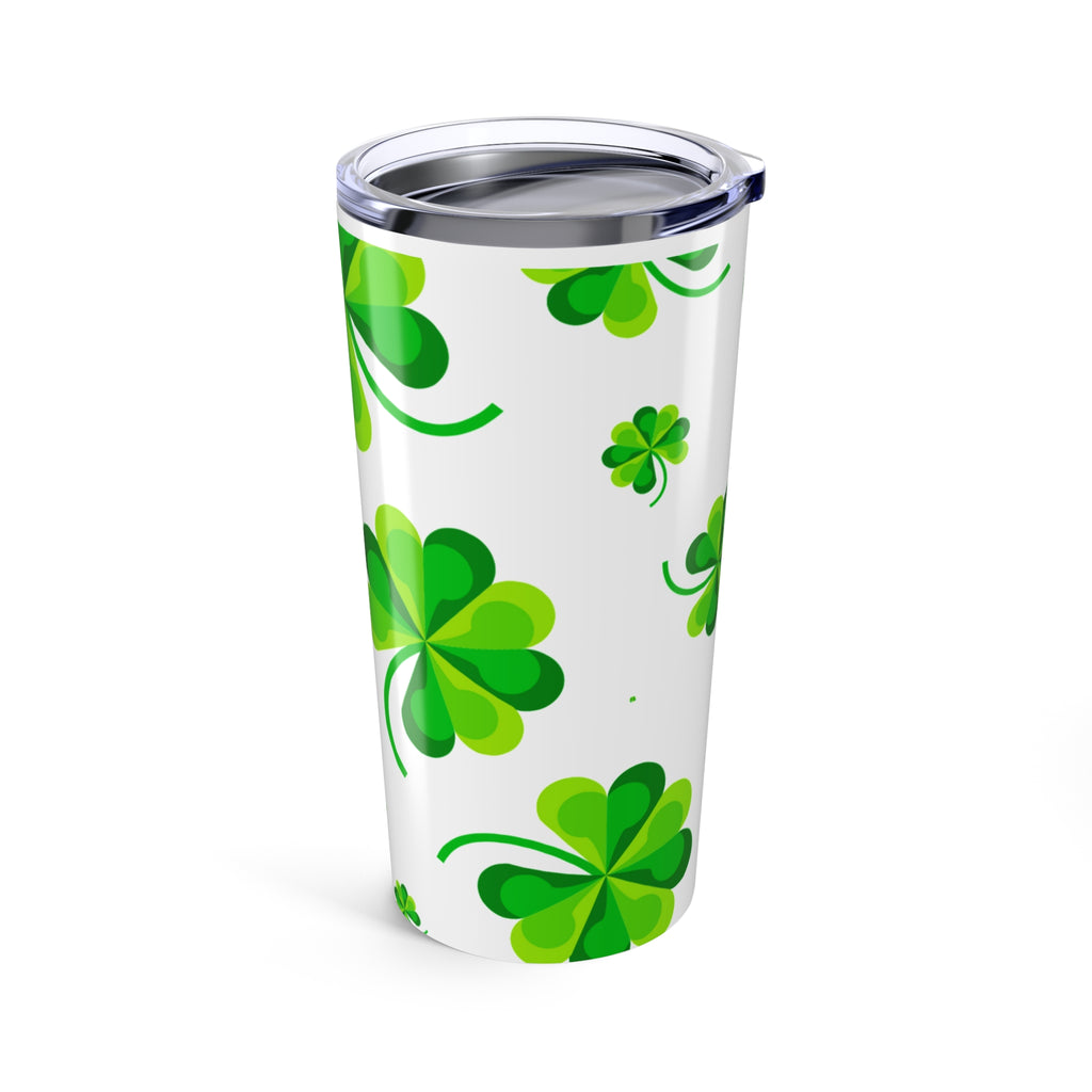 20oz Tumbler Falling Shamrocks