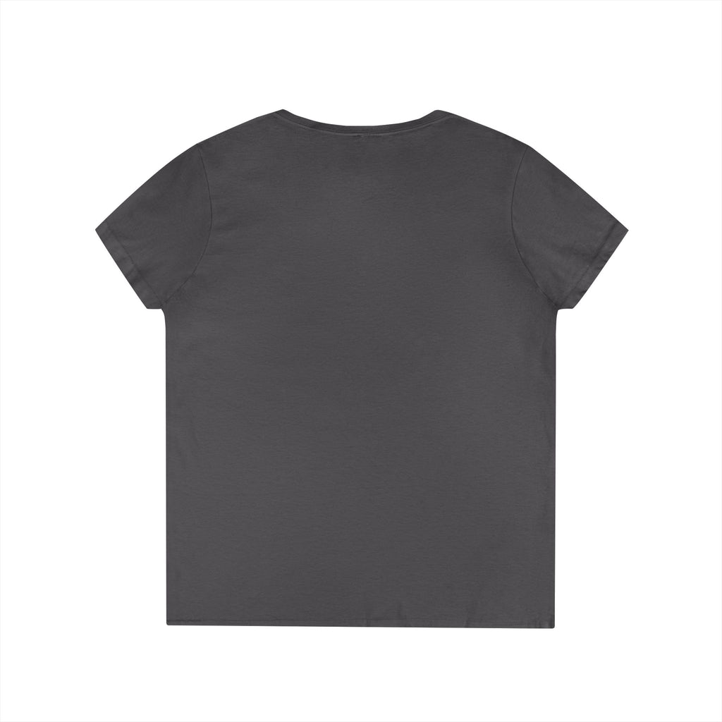 Single Hearts Valentine Ladies V-Neck Tee