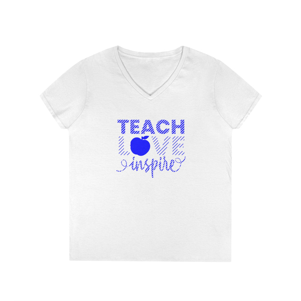 Teach Love Inspire Ladies' V-Neck T-Shirt