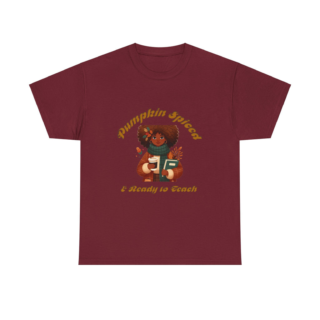 Pumpkin Spiced 5 Unisex Heavy Cotton Tee