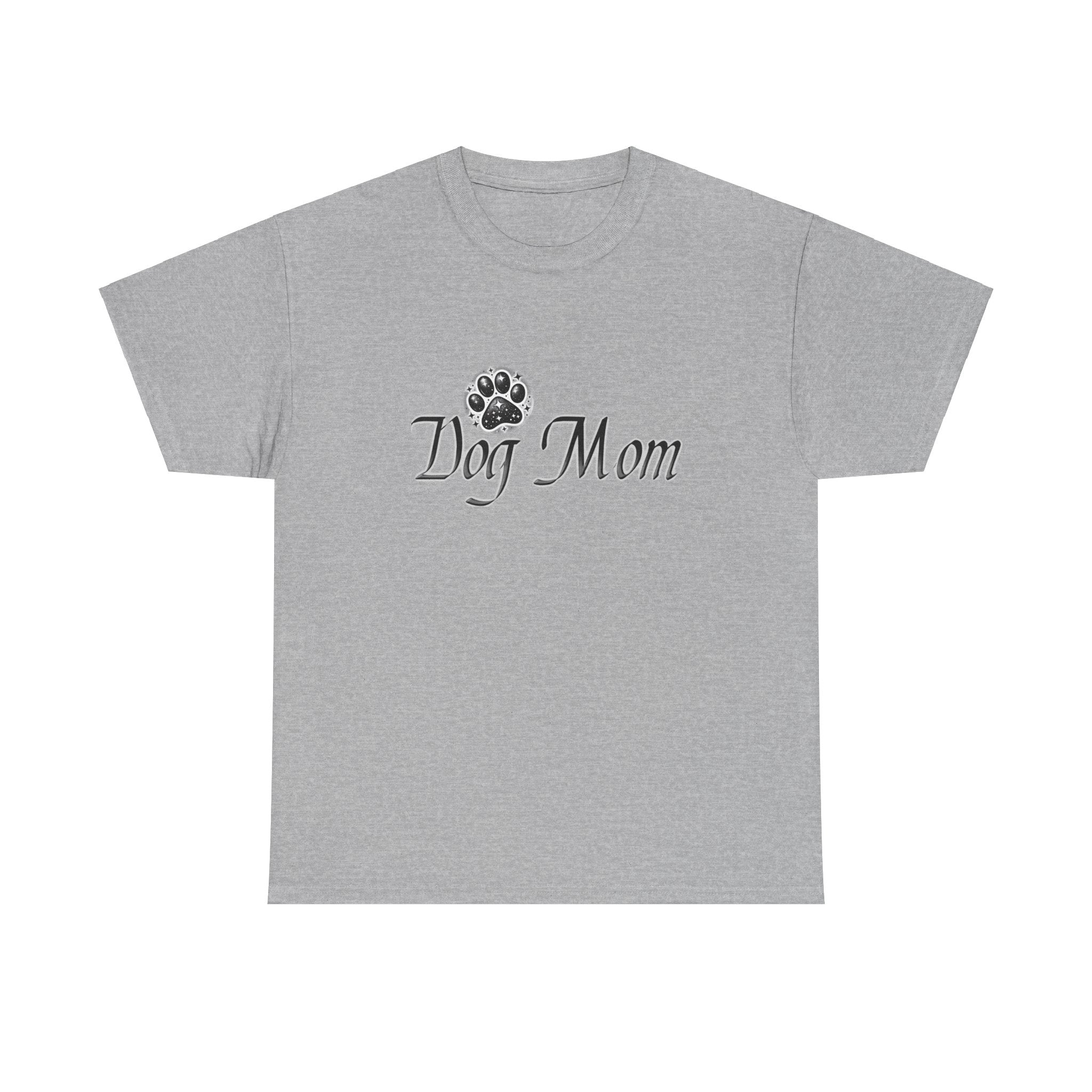 Dog Mom B/W Unisex Heavy Cotton Tee