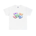 Single Hearts Valentine Unisex Tee