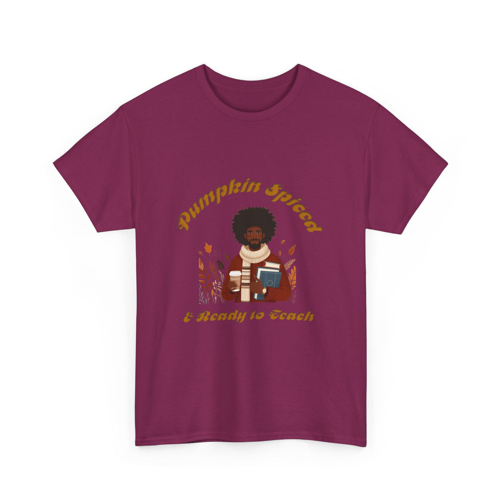 Pumpkin Spiced 4 Unisex Heavy Cotton Tee