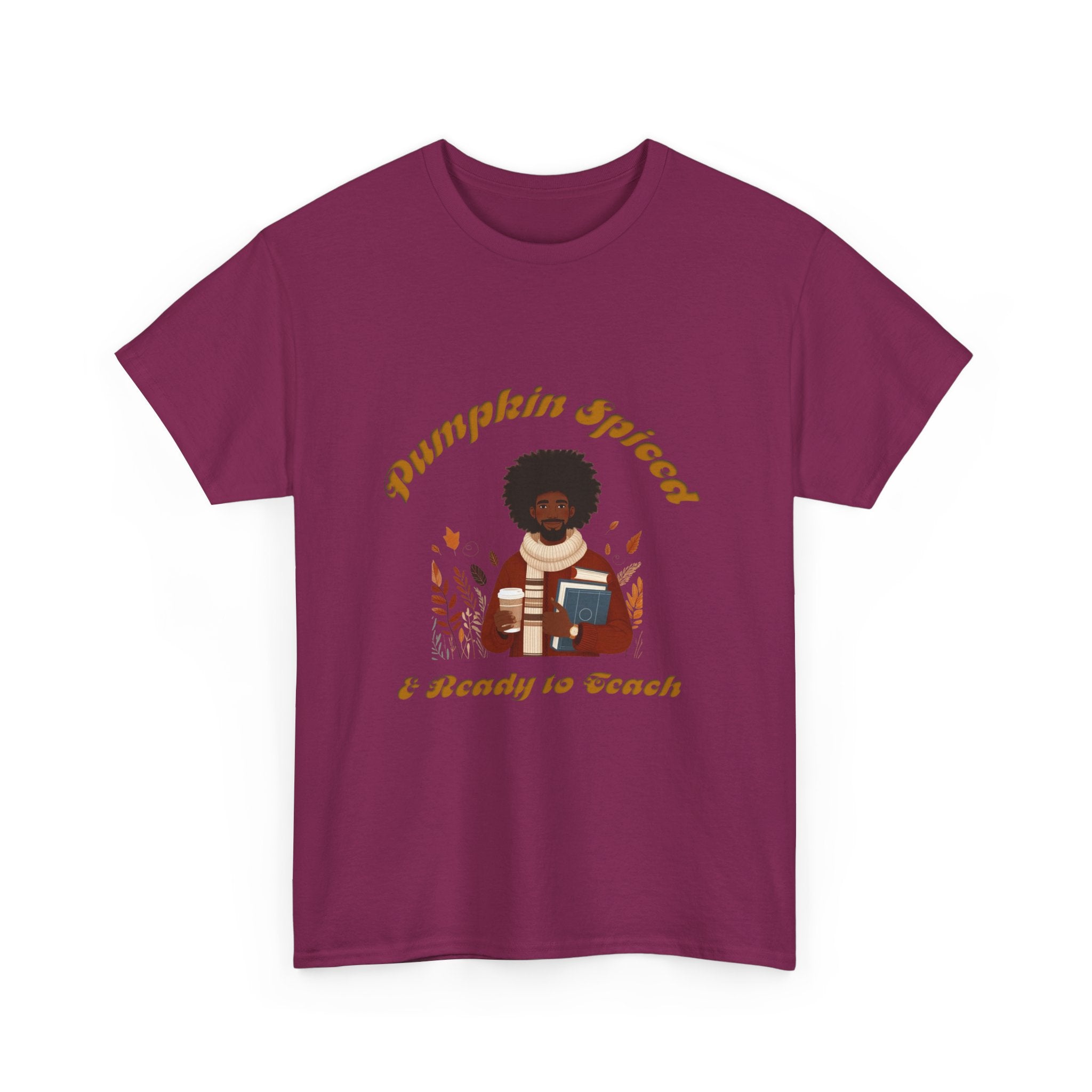 Pumpkin Spiced 4 Unisex Heavy Cotton Tee