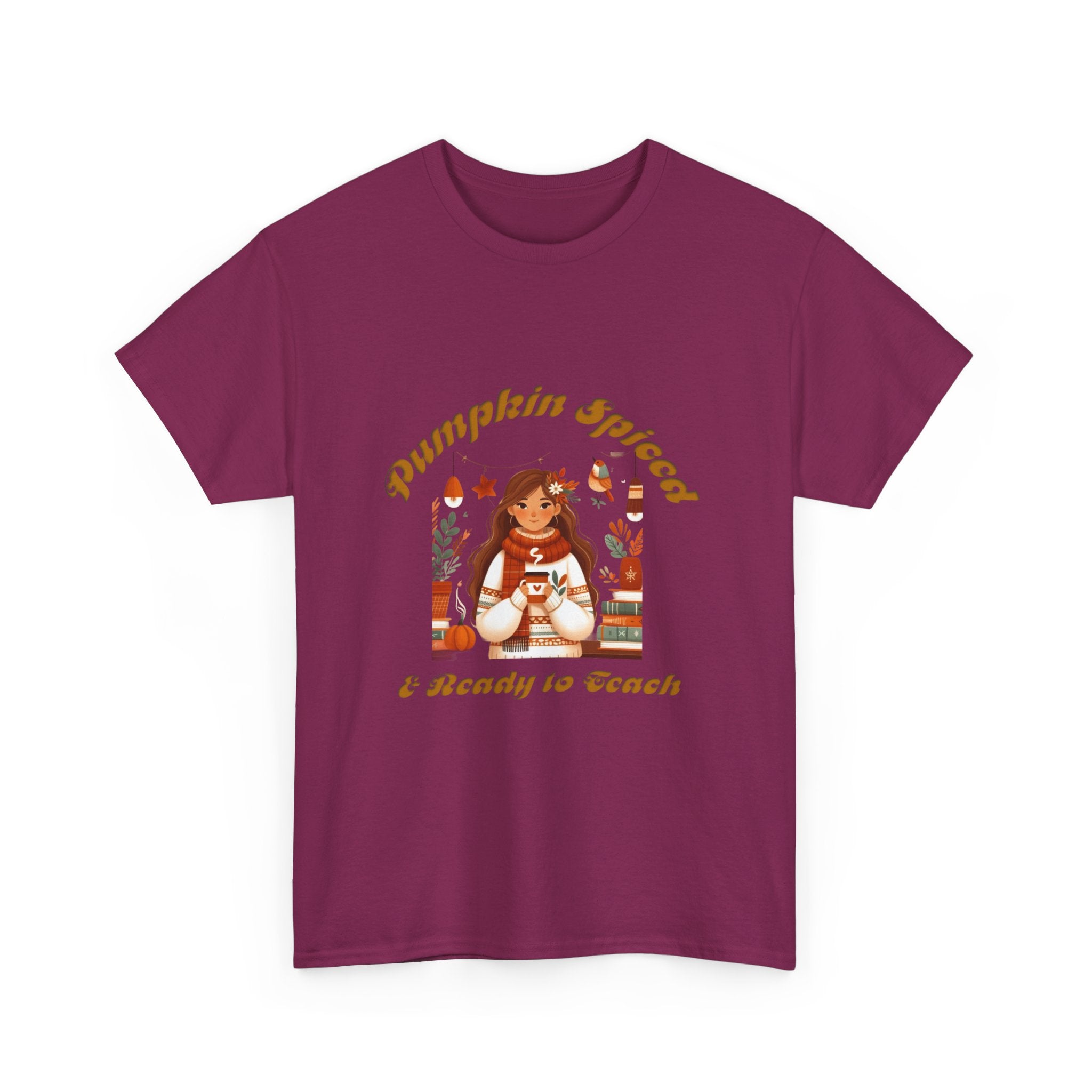 Pumpkin Spiced 3 Unisex Heavy Cotton Tee