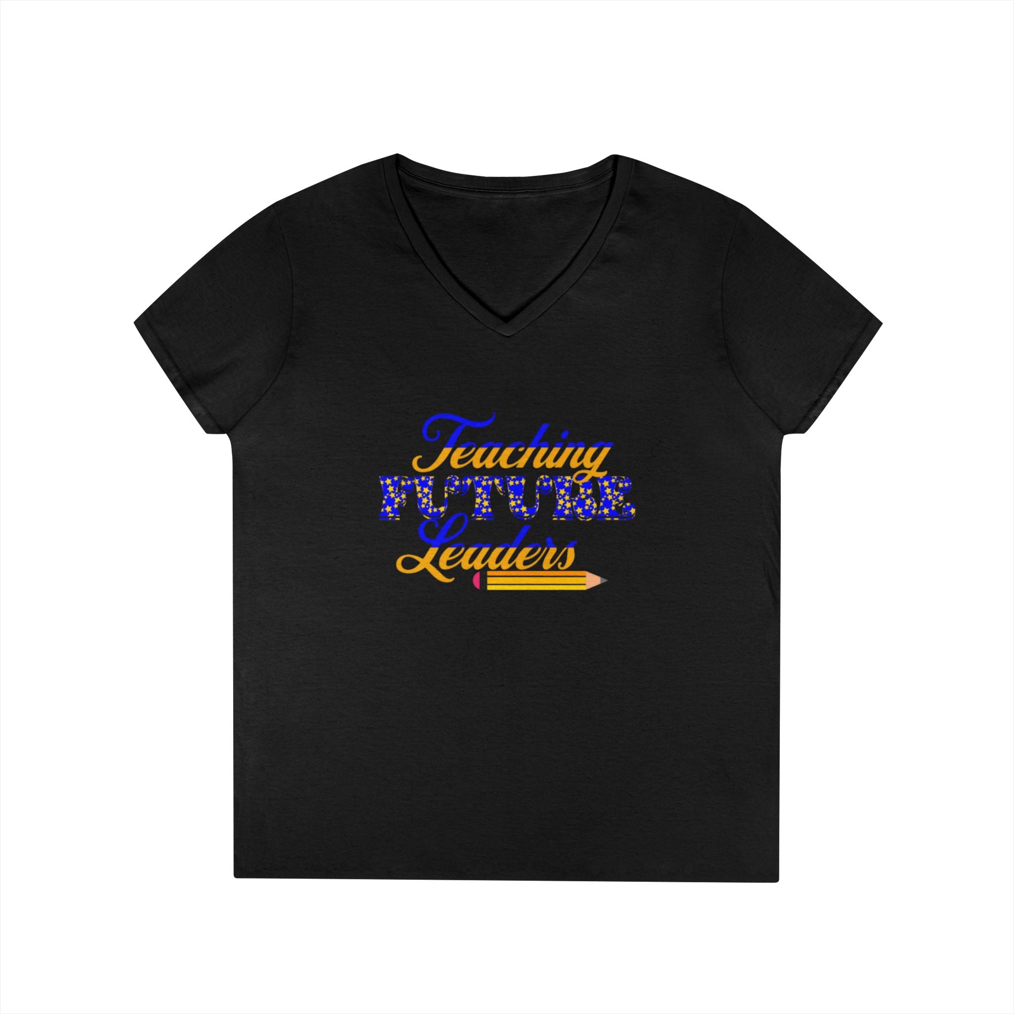 Teaching Future Leaders Ladies' V-Neck T-Shirt