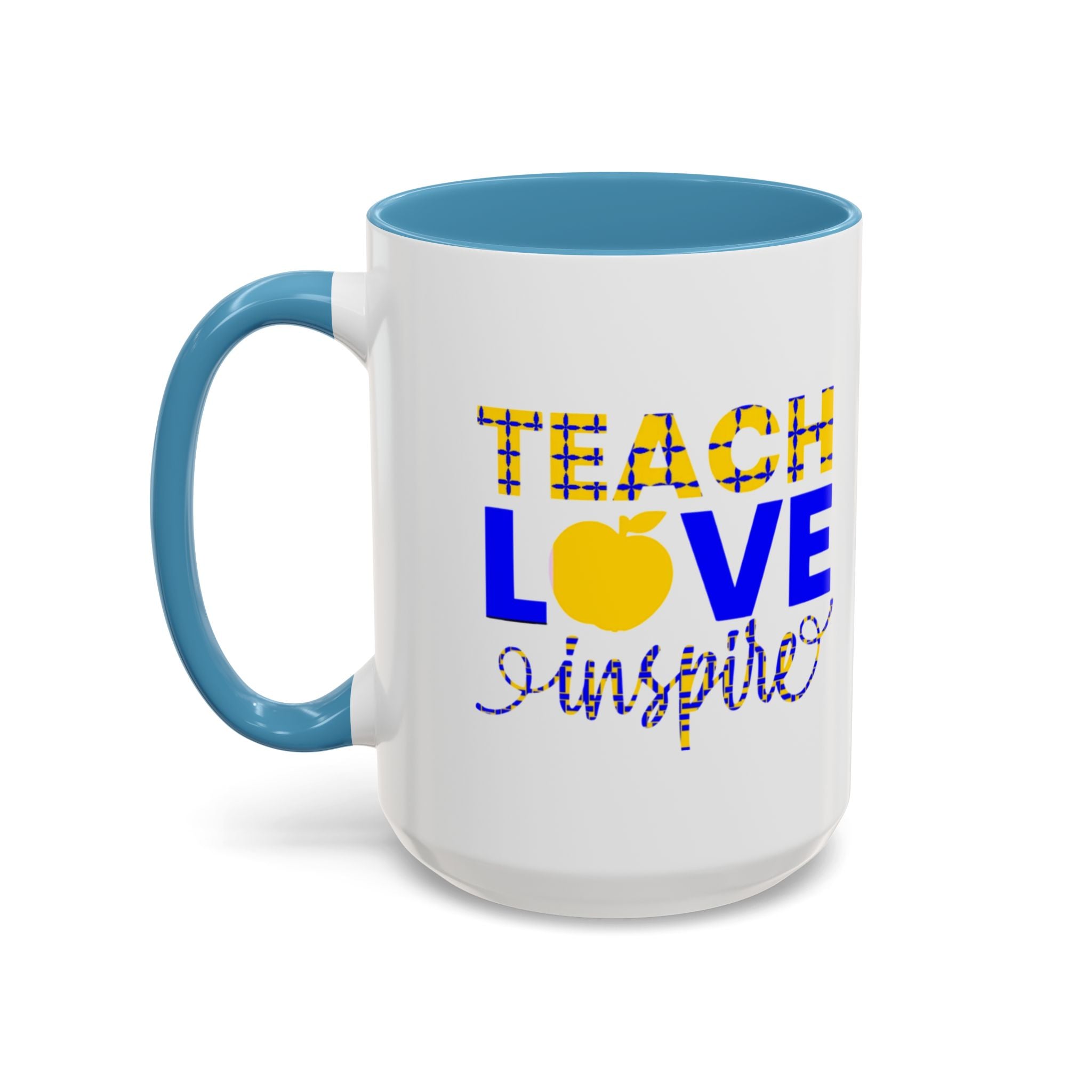 Teach Love Inspire Accent Coffee Mug
