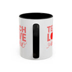 Teach Love Inspire Accent Coffee Mug