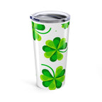 20oz Tumbler Falling Shamrocks