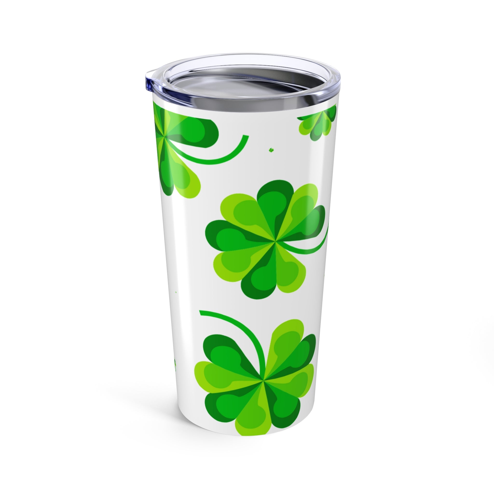 20oz Tumbler Falling Shamrocks