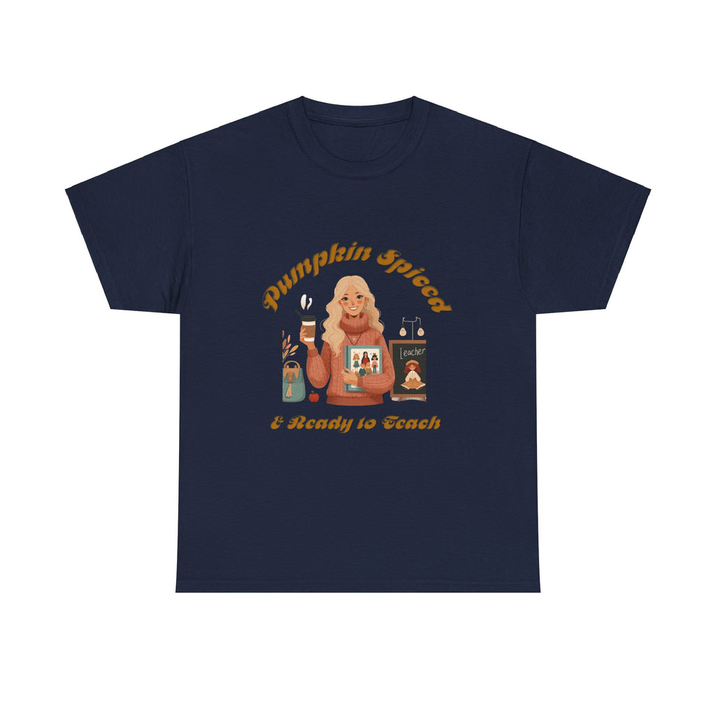 Pumpkin Spiced 6 Unisex Heavy Cotton Tee