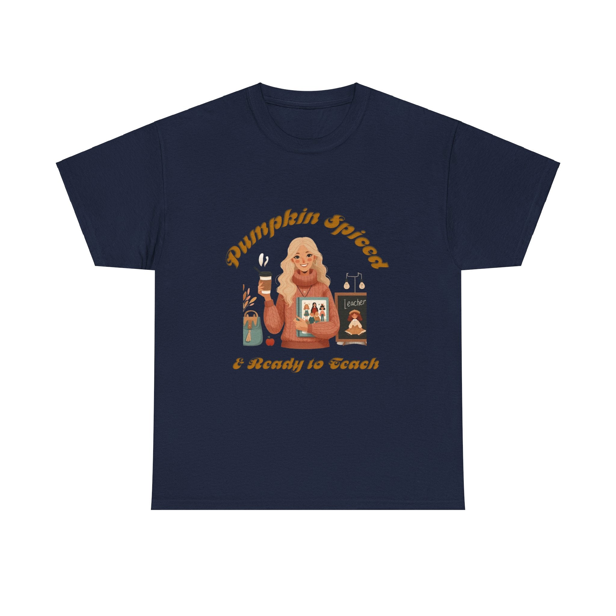 Pumpkin Spiced 6 Unisex Heavy Cotton Tee