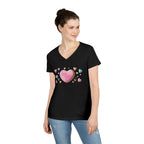 Love Hearts V-Neck T-Shirt