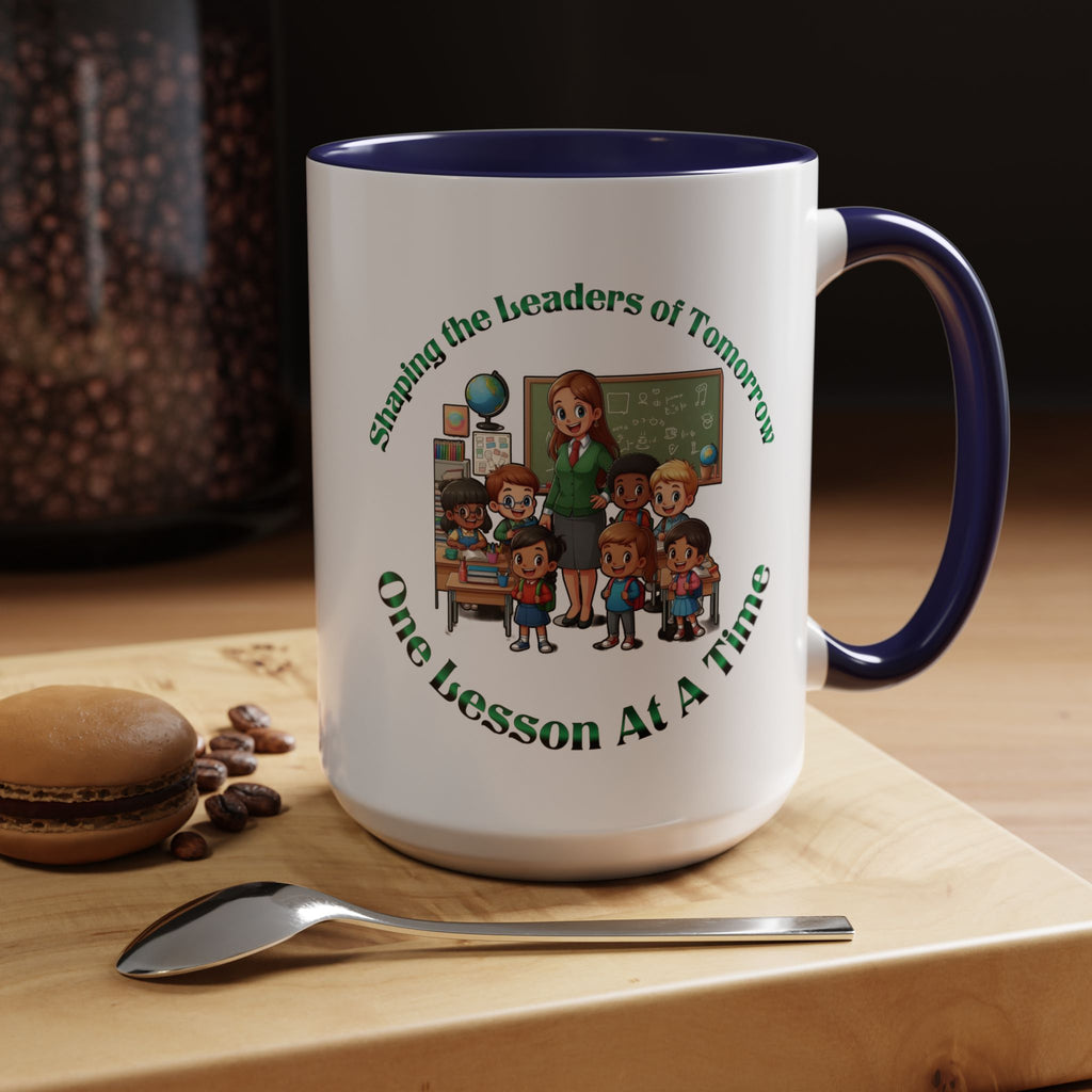 Shaping the Leaders of Tomorrow Accent Coffee Mug (11, 15oz)
