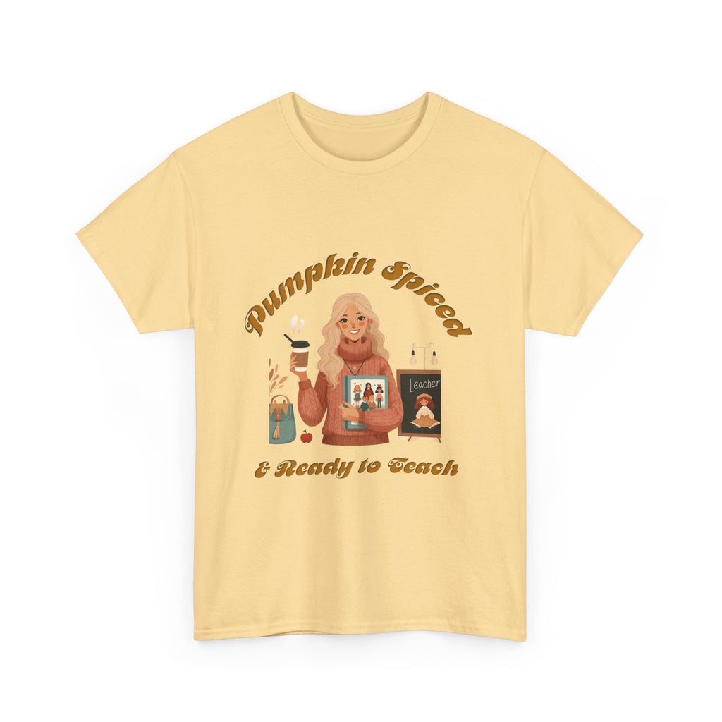 Pumpkin Spiced 6 Unisex Heavy Cotton Tee