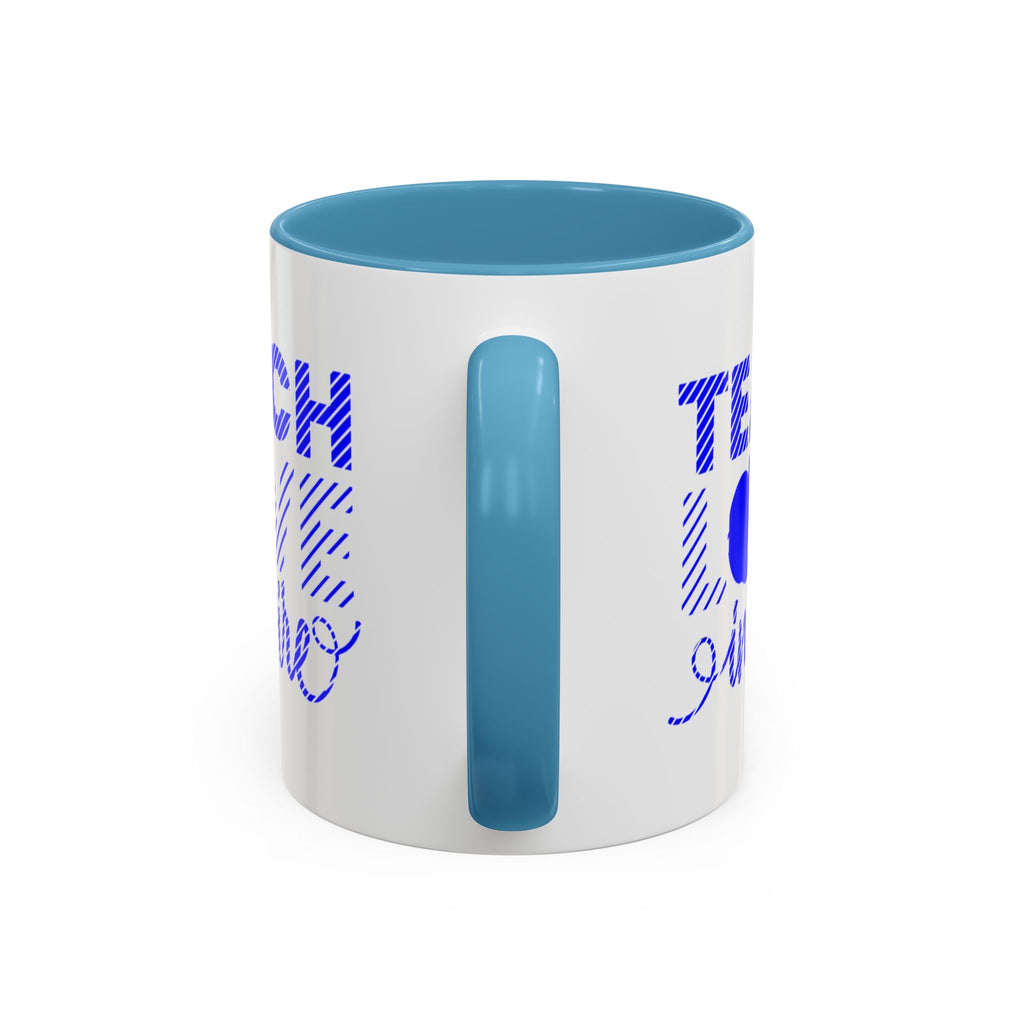 Teach Love Inspire Accent Coffee Mug