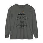Adult Trick or Treat Long Sleeve Shirt Long Sleeve T-Shirt